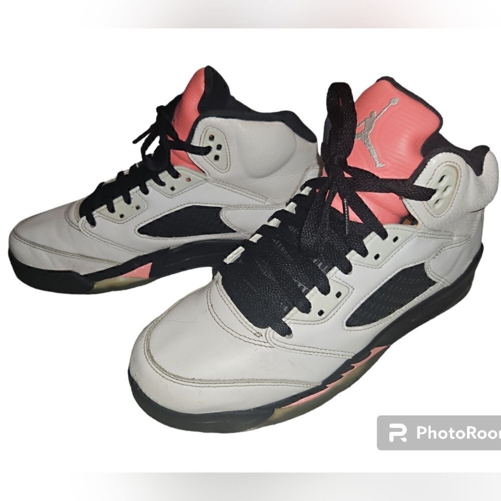 Kids Air Jordan 5 Retro GS 'Sunblush' Youth Sneakers 440892-115 size 7.5 - Picture 4 of 4